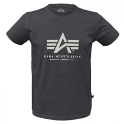 Alpha Industries Basic Alpha T-Shirt -Hiker Style Verkaufsgeschäft 100501 001 2
