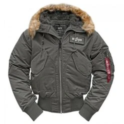 Alpha Industries CWU Hooded Fliegerjacke -Hiker Style Verkaufsgeschäft a144103 004 4