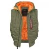 Alpha Industries Hooded MA-1 Vest -Hiker Style Verkaufsgeschäft a178132 001 2