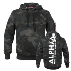 Alpha Industries Back Print Hoody -Hiker Style Verkaufsgeschäft a178318 125 2023
