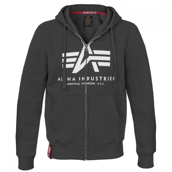 Alpha Industries Basic Zip Hoody Kapuzen Jacke (Sale) 5 Alpha Industries Basic Zip Hoody Kapuzen Jacke (Sale) – Bild 3