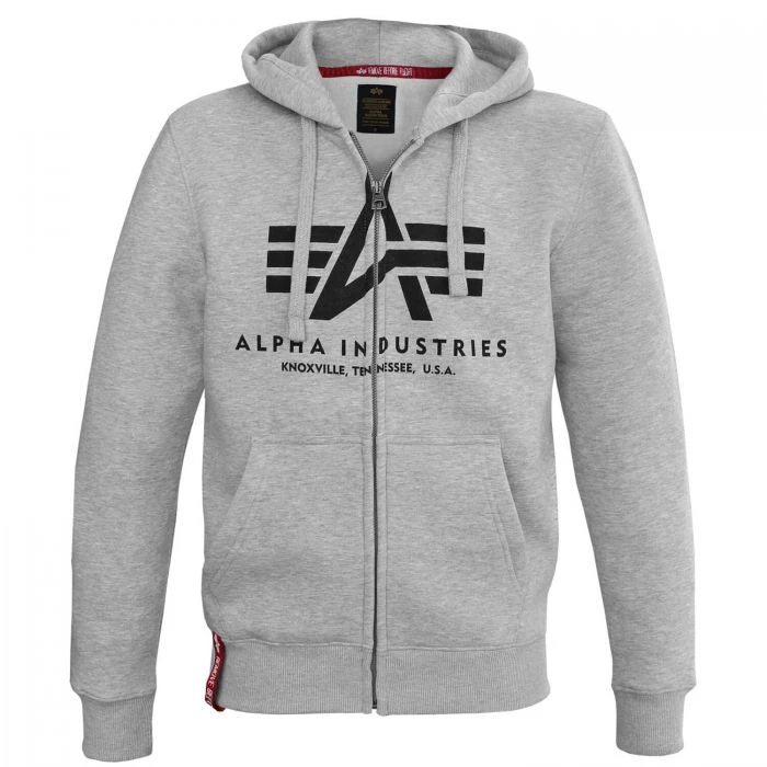Alpha Industries Basic Zip Hoody Kapuzen Jacke (Sale) 3 Alpha Industries Basic Zip Hoody Kapuzen Jacke (Sale)