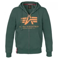 Alpha Industries Basic Zip Hoody Kapuzen Jacke (Sale) 14 Alpha Industries Basic Zip Hoody Kapuzen Jacke (Sale) -Hiker Style Verkaufsgeschäft a178325 353