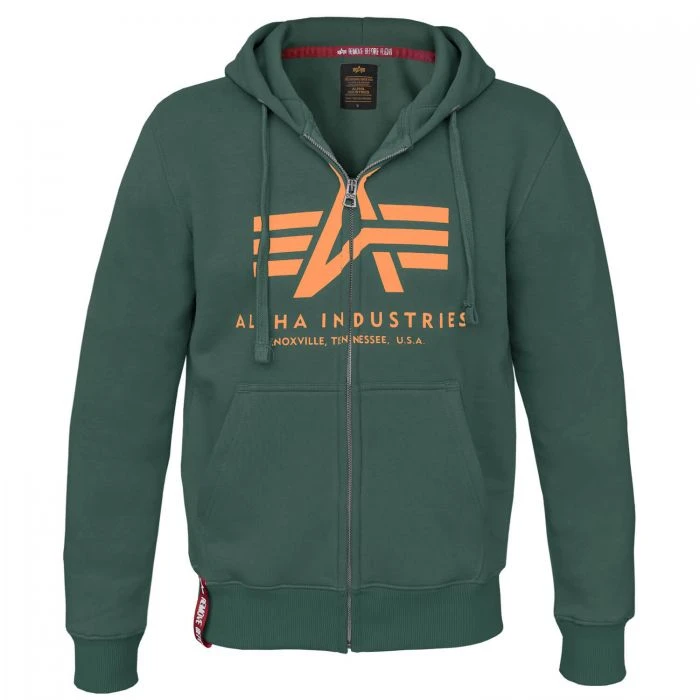 Alpha Industries Basic Zip Hoody Kapuzen Jacke (Sale) 7 Alpha Industries Basic Zip Hoody Kapuzen Jacke (Sale) – Bild 5