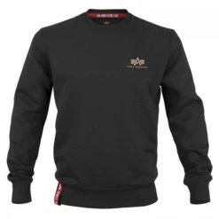 Alpha Industries Basic Sweater Small Logo -Hiker Style Verkaufsgeschäft a188307 365