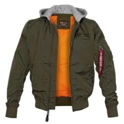 Alpha Industries MA-1 TT Hood Fliegerjacke -Hiker Style Verkaufsgeschäft a196108 257 2 1