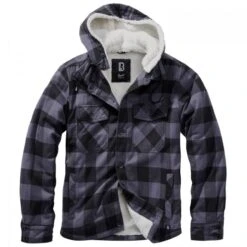 Brandit Hooded Lumberjacket Mit Teddyfutter