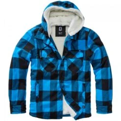 Brandit Hooded Lumberjacket Mit Teddyfutter -Hiker Style Verkaufsgeschäft b3172 183