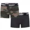 Brandit Boxershorts Logo 2er Pack -Hiker Style Verkaufsgeschäft b4501 166 1