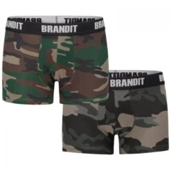 Brandit Boxershorts Logo 2er Pack -Hiker Style Verkaufsgeschäft b4501 197 1