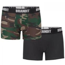 Brandit Boxershorts Logo 2er Pack -Hiker Style Verkaufsgeschäft b4501 198 1
