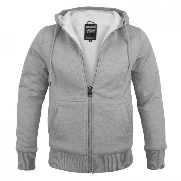 Hooded Sweatjacke Mit Teddyfutter 3 Hooded Sweatjacke Mit Teddyfutter