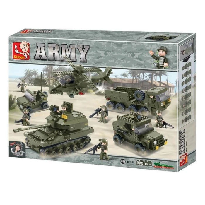 Sluban Armee Bausteine Set M38-B0311 4 Sluban Armee Bausteine Set M38-B0311 – Bild 2