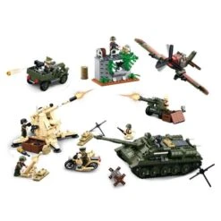 Sluban Kampf Um Kursk WWII Bausteine Set M38-B0697