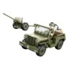 Sluban WWII All. Jeep Mit Feldhaubitze Bausteine Set M38-B0853 -Hiker Style Verkaufsgeschäft vo957 130